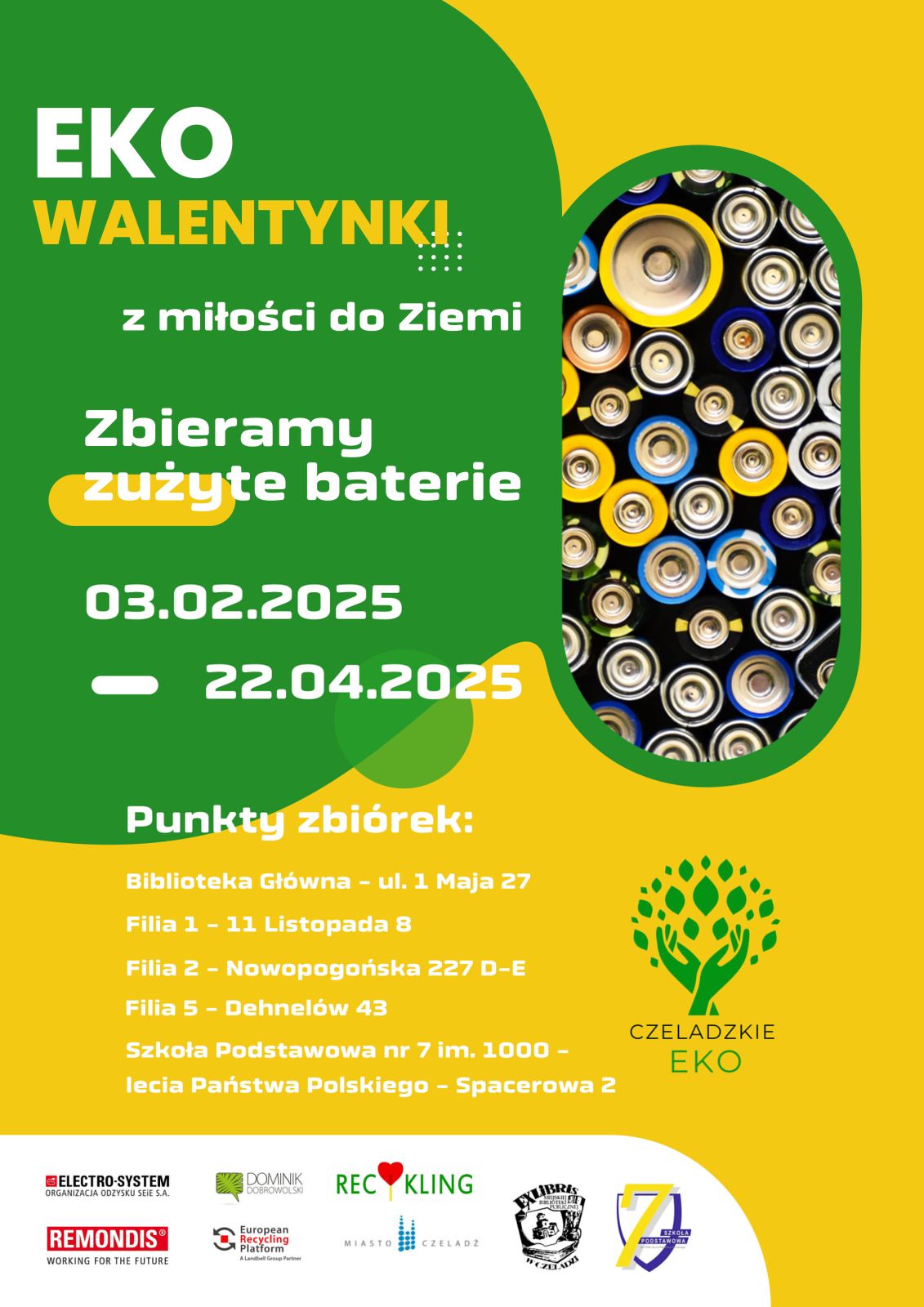 Eko Walentynki. Z miłości do Ziemi zbieramy zużyte baterie